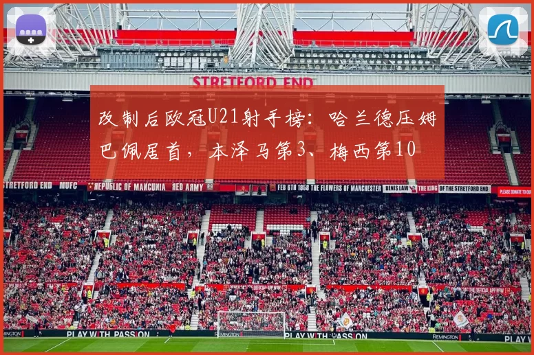 改制后欧冠U21射手榜：哈兰德压姆巴佩居首，本泽马第3、梅西第10